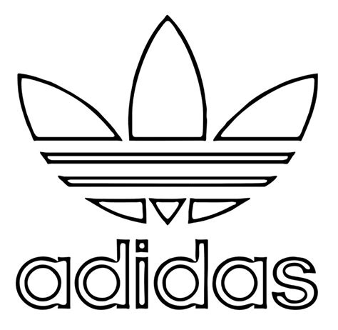 kleurplaat van adidas|30 Adidas Kleurplaten .